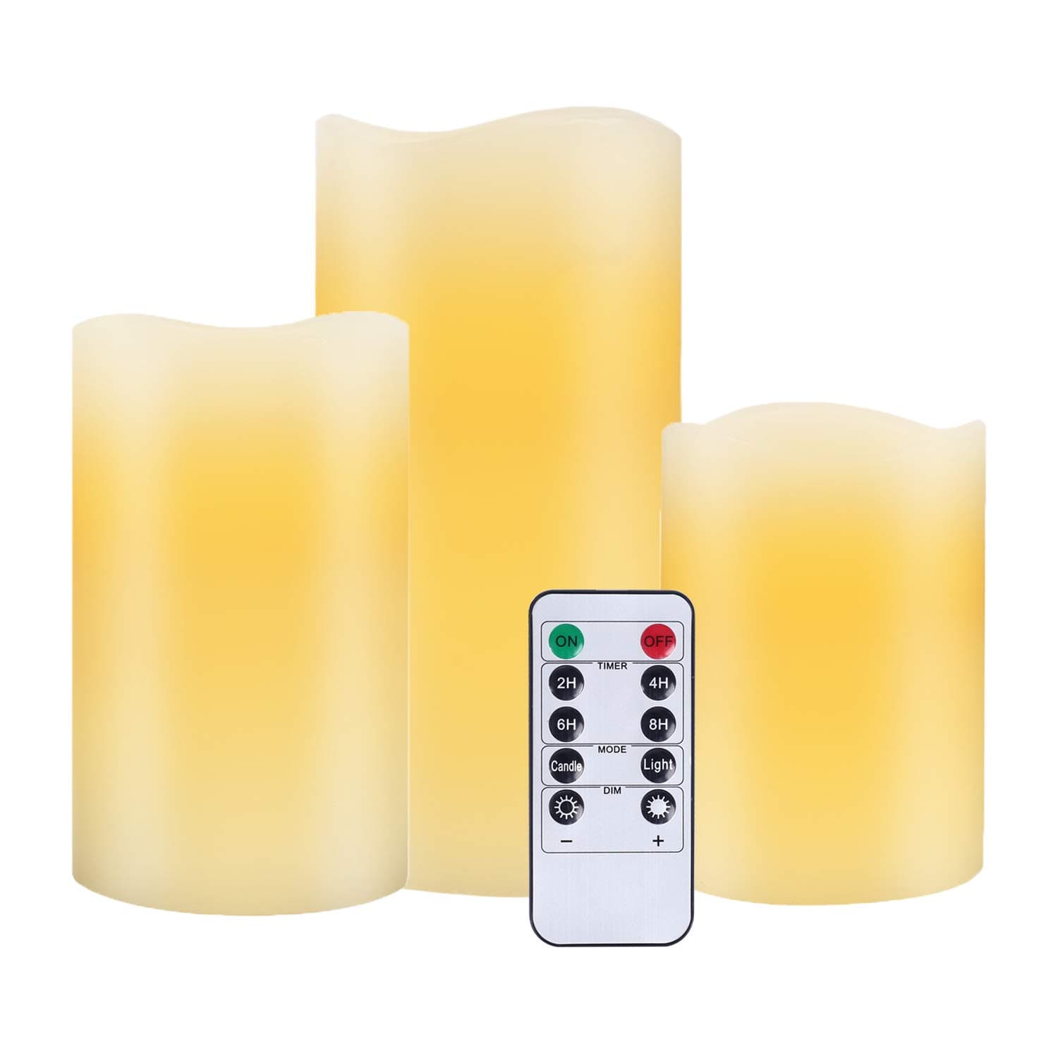 Nancia LED Kerzen, Flammenlose Kerzen 3er Set 🕯️🎉