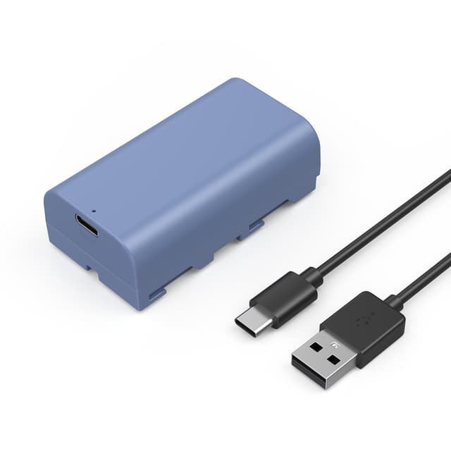 🔋📸 SMALLRIG NP-F550 3500mAh USB-C Kamera-Akku - 4331 Blau