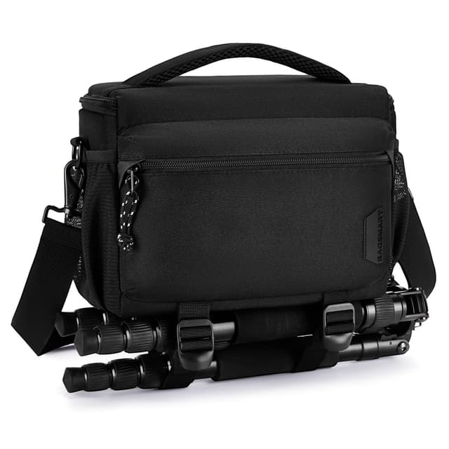 Bagsmart SLR DSLR Kameratasche 📷 Wasserdicht Fototasche für Spiegelreflexkamera mit Regenhülle
