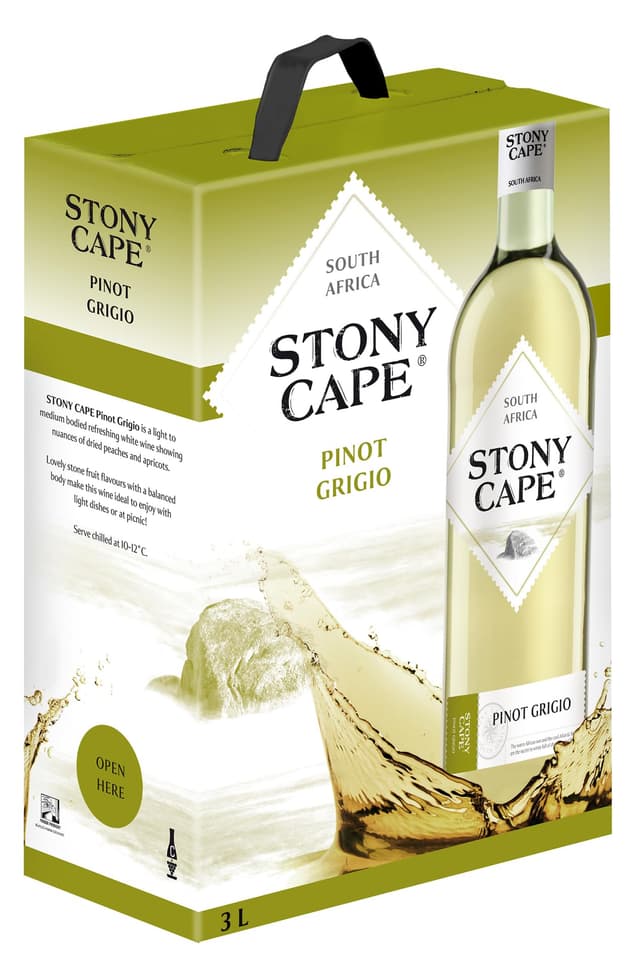Angebot: Stony Cape Pinot Grigio Südafrika Trocken (1 x 3 l) 🍑🥂