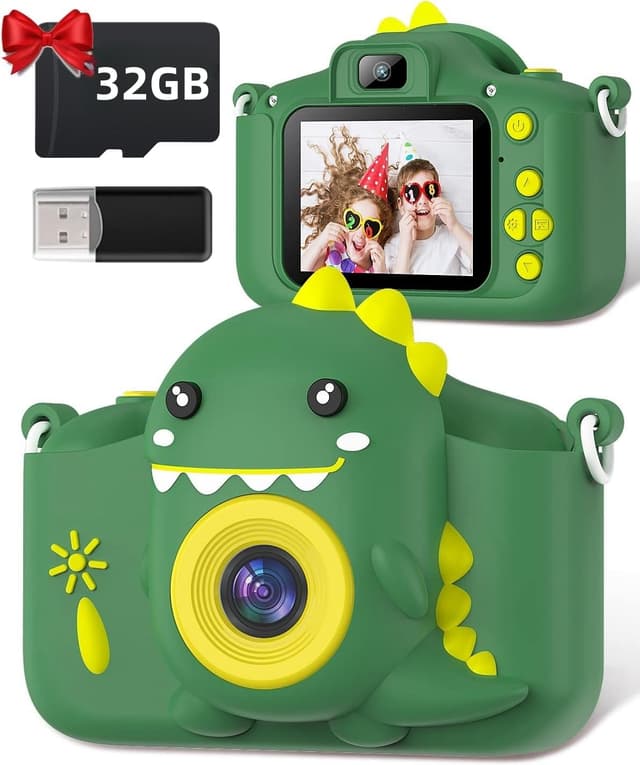 Gofunly Kinder Kamera 1080P 2,0-Zoll-Bildschirm Fotoapparat Kinder 📷🦕