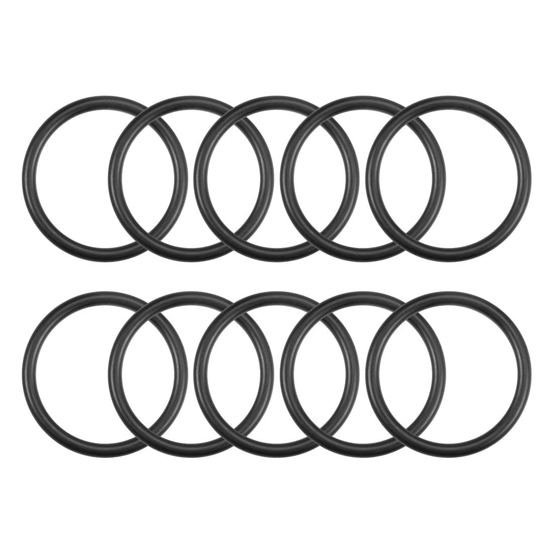 10er Pack Nitrilkautschuk O-Ring Dichtung 44mm Außendmr. 36mm Innendmr. 4mm Breite