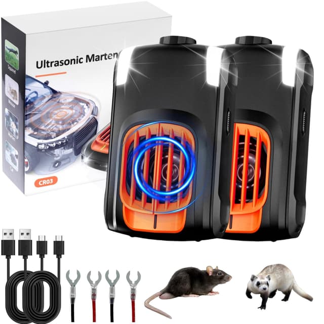 🚗🐾 Elezenioc 2 Stück Marderschreck Auto (2025 Upgrade) – Ultimativer Marderschutz! 🌟