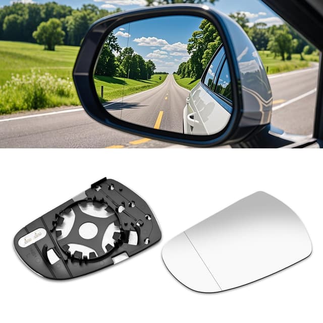 Wvoillty Spiegelglas Linkes Beheizbar Ersatzspiegelglas für AuDi A3(2010-2013), A4L B8(2013-2016), A5(2010-2016) 🚗