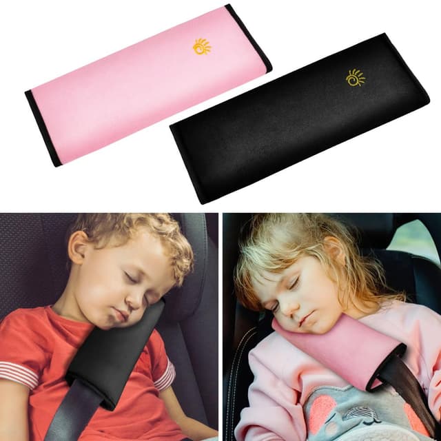 🚗 URAQT Gurtpolster Auto, 2 Stück Premium Auto Sicherheitsgurt für Kinder und Erwachsene, Schulterpolster Gürtelkissen 🌟