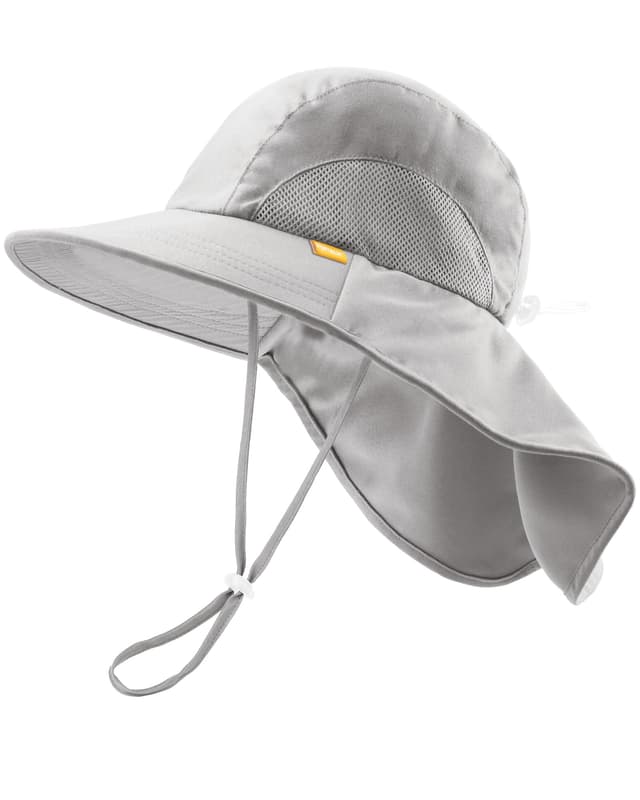 FURTALK Kleinkind Kinder Baby Sonnenhut mit Nackenklappe UPF 50+ UV-Schutz 🌞