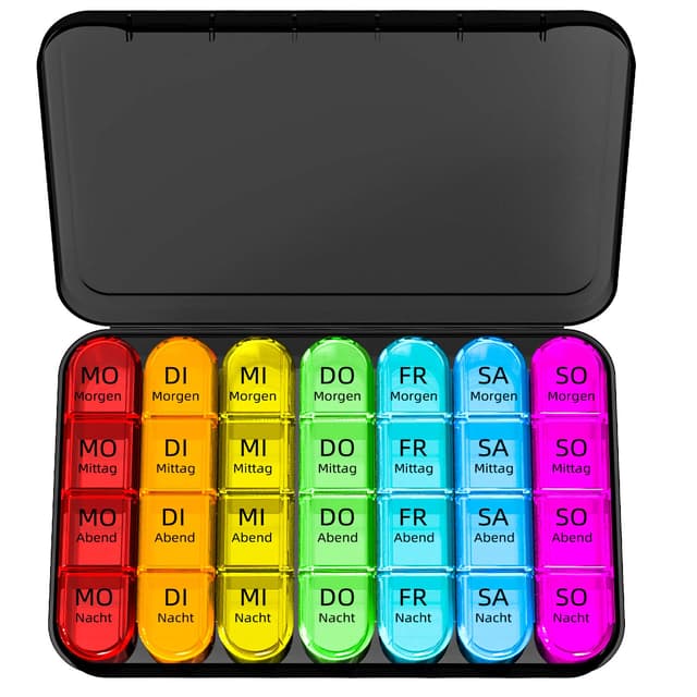 🌟 Doruimi Tablettenbox 7 Tage - Klein und Praktisch! 🌈