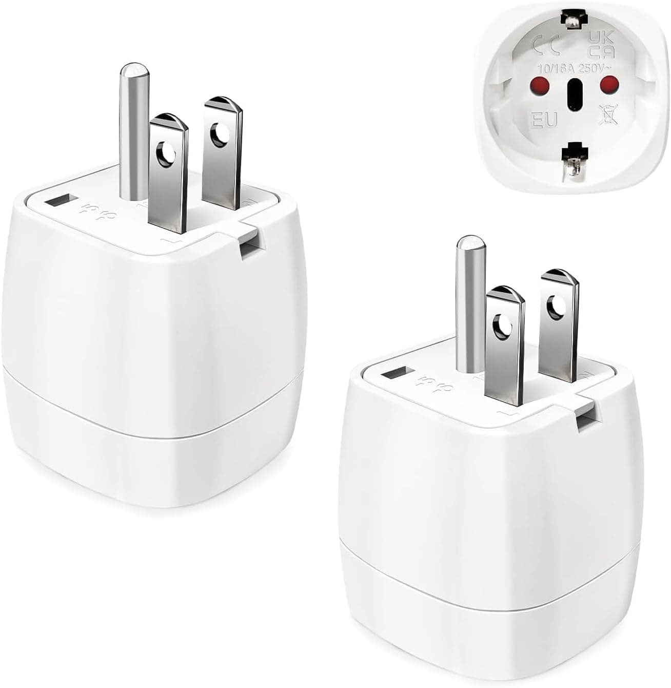 🔌 2 Stück Reiseadapter USA Adapter Steckdose - DEAL! 🛒