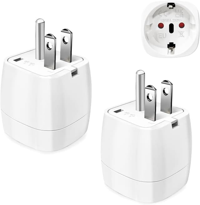 🔌 2 Stück Reiseadapter USA Adapter Steckdose - DEAL! 🛒