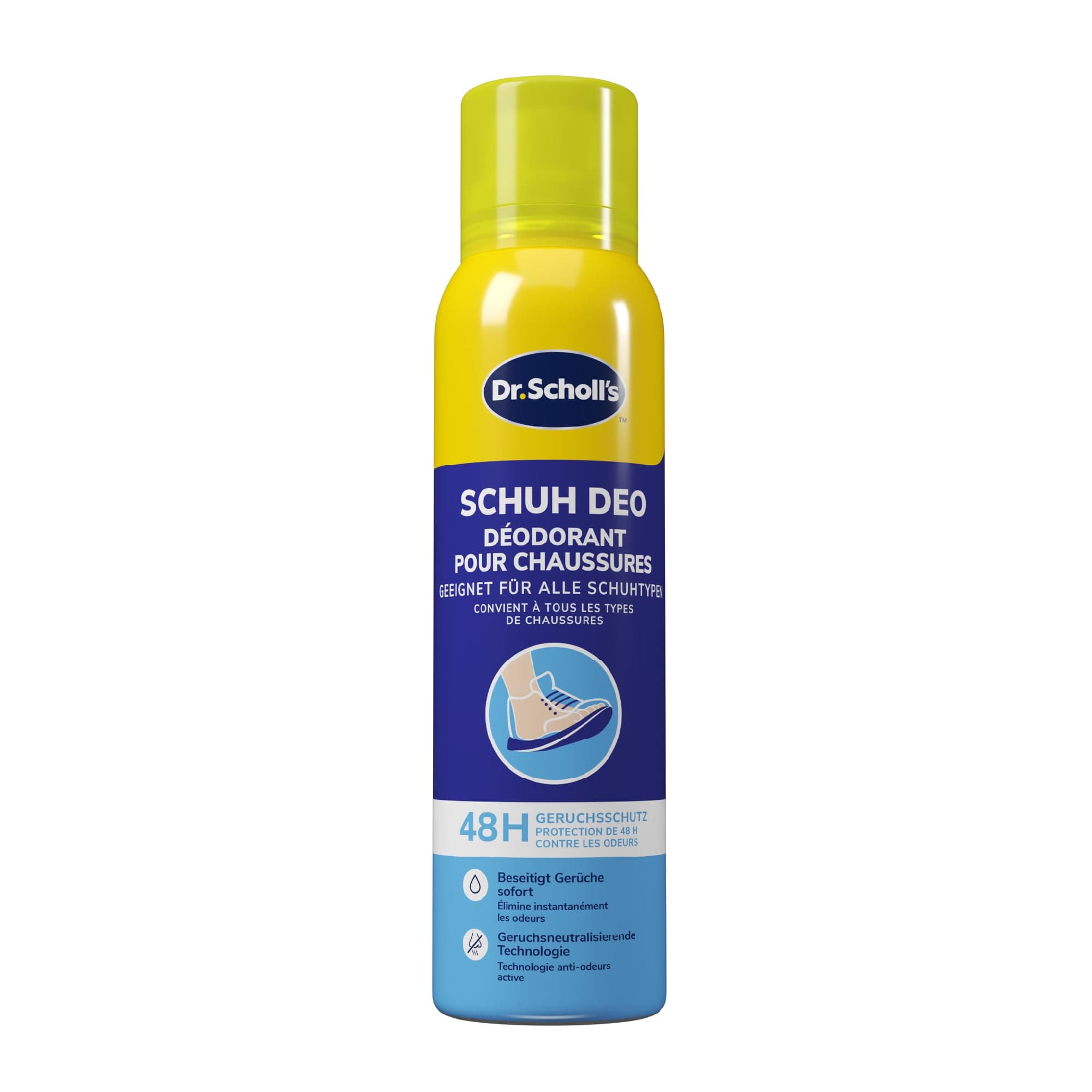 👟🌿 Scholl Fresh Step Geruchsstopp Schuhspray, mildes Fußdeo