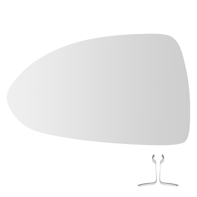 SENZEAL Spiegelglas Links Fahrerseite Beheizbar mit Trägerplatte für Opel Corsa D 2006-2014 Corsa E 2014-2020 🚗🔥