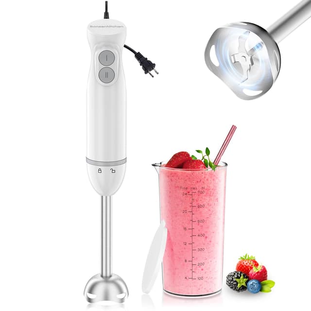 🌟 Super Deal! Bonsenkitchen 2-in-1 Pürierstab + Messbecher 🌟