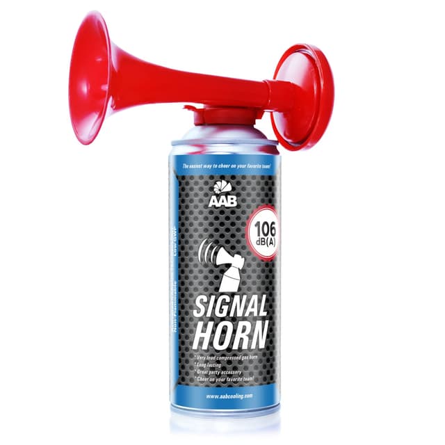 📢🚢🔊 AABCOOLING Signal Horn - 106 dB(A) - Lufthupe für Boot, Auto, Fussballfans