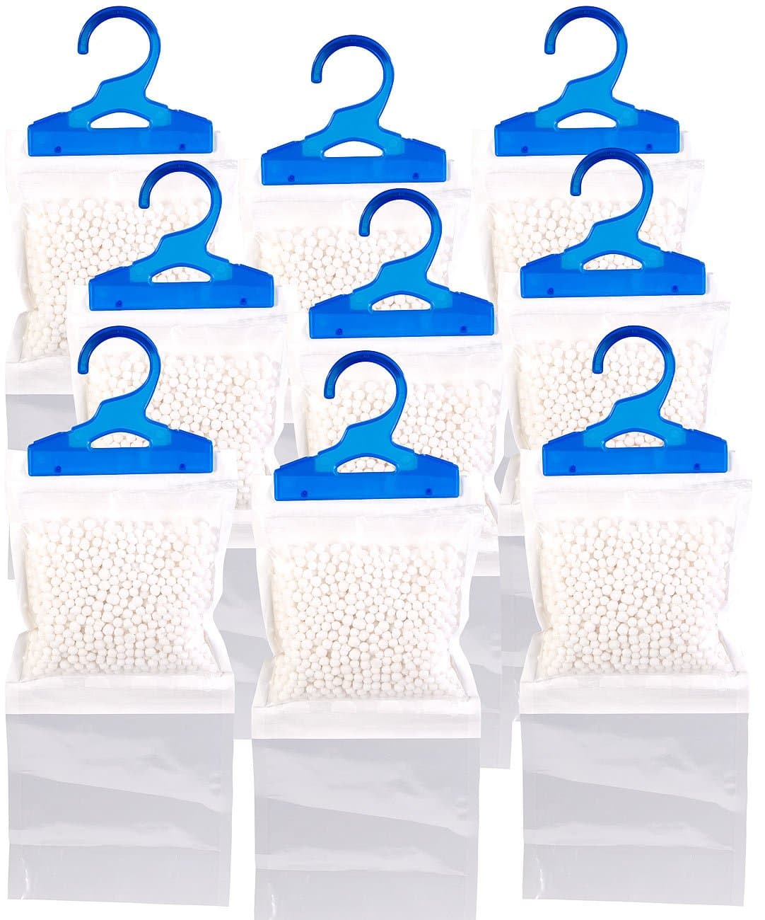 Sichler Haushaltsgeräte Schrankentfeuchter: 9er-Set XL-Kleiderschrank-Entfeuchter zum Aufhängen 💧