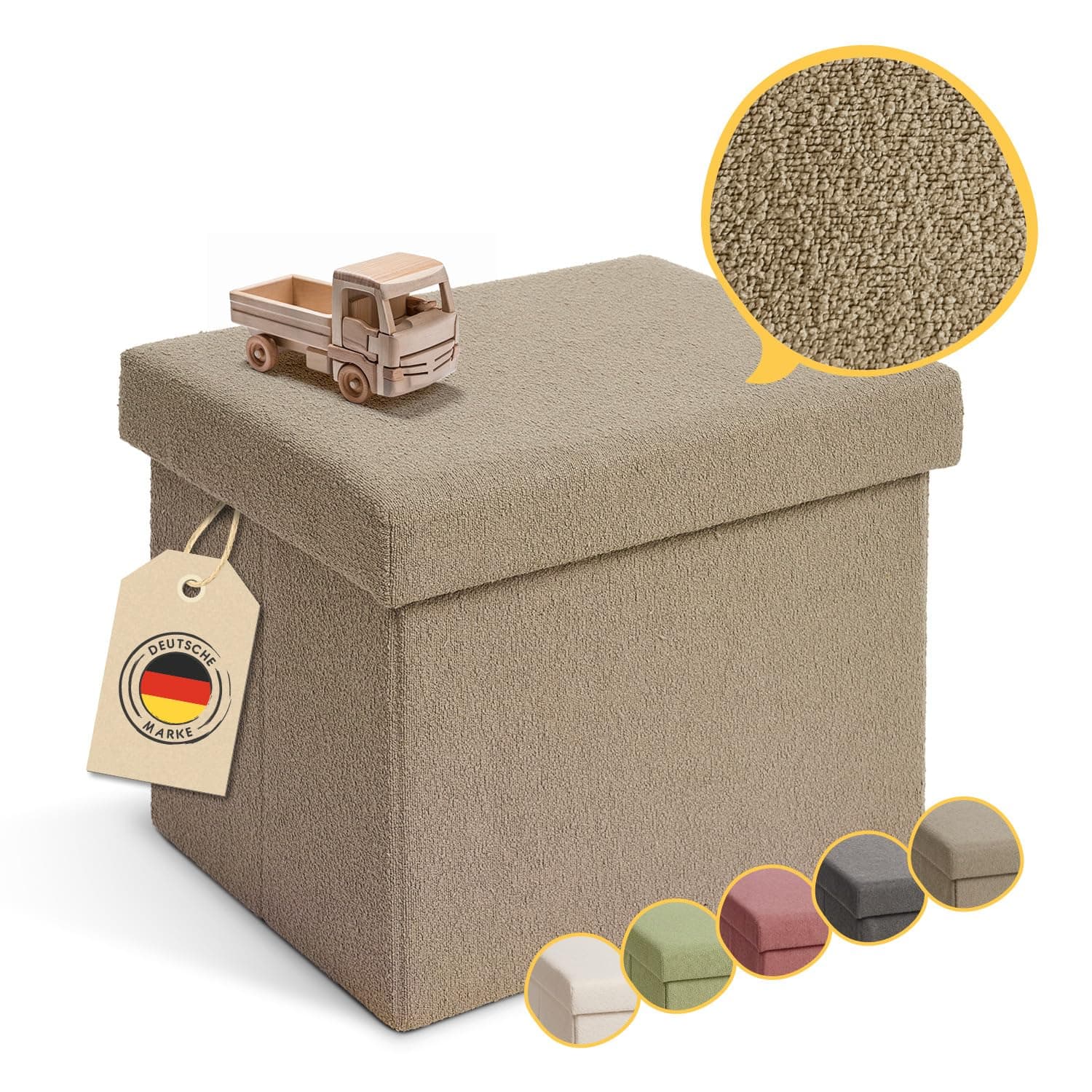Laleni Sitzbank mit Stauraum - Truhenbank mit Stauraum 41x31 cm 🪑