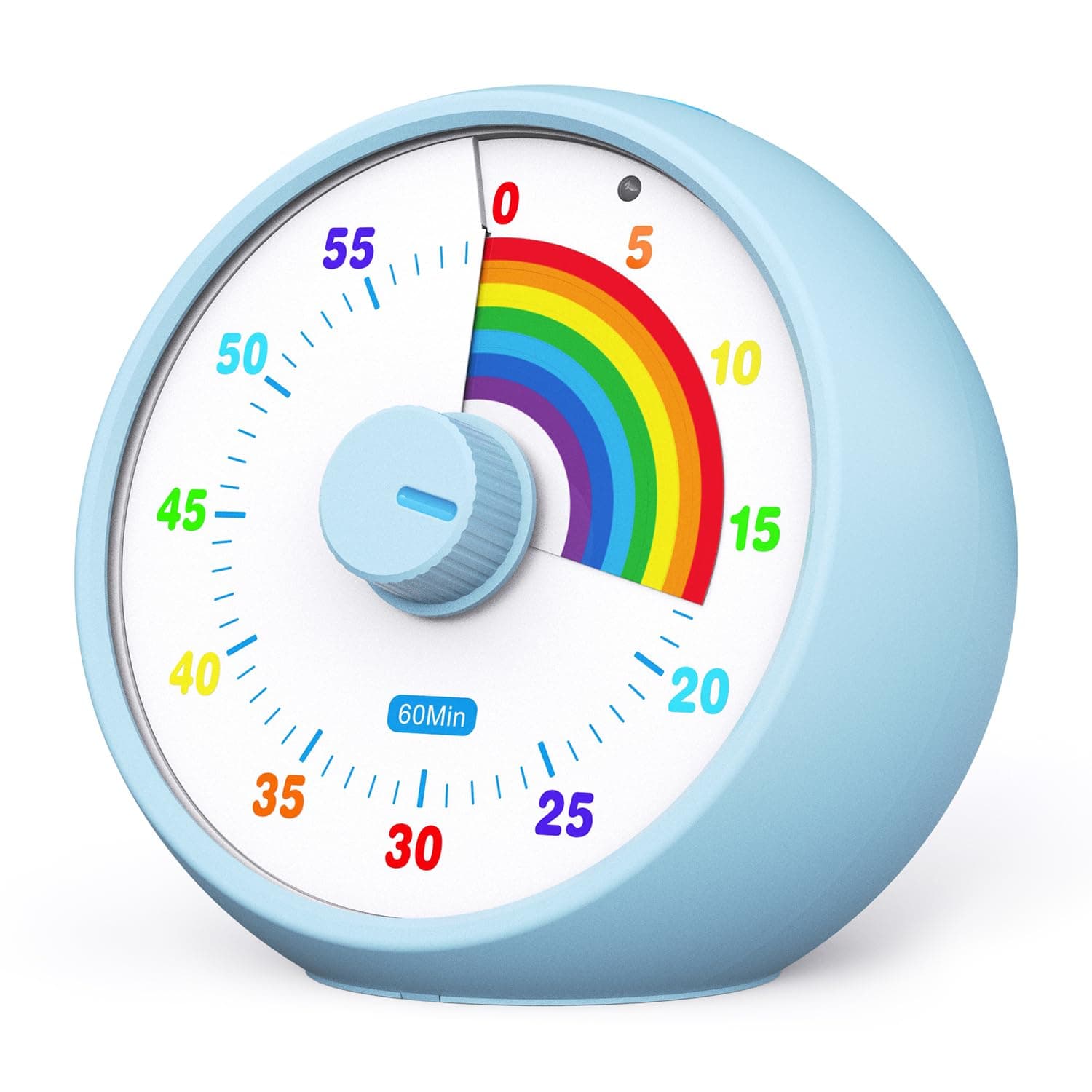 Visueller Timer für Kinder mit Regenbogenmuster 🌈⏳