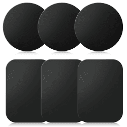 📱🚗 LIUCOLI Metallplatte Handy, 6 Stück - Metallplättchen für Kfz Magnetische Handyhalter Angebot bei HelloDeals