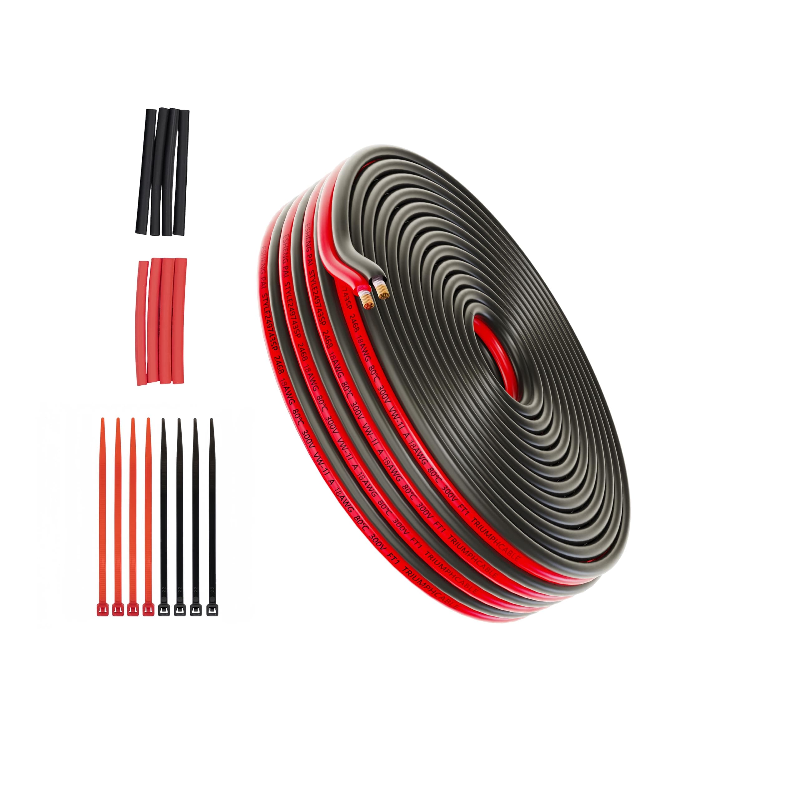 30,48 Meter 2x0,75mm² Lautsprecherkabel/OFC Boxenkabel 🎶🔊