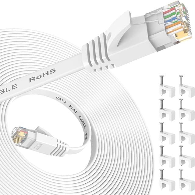 🚀 Nixsto Ethernet Kabel 7m Cat 6 LAN Kabel 7m High Speed ✨