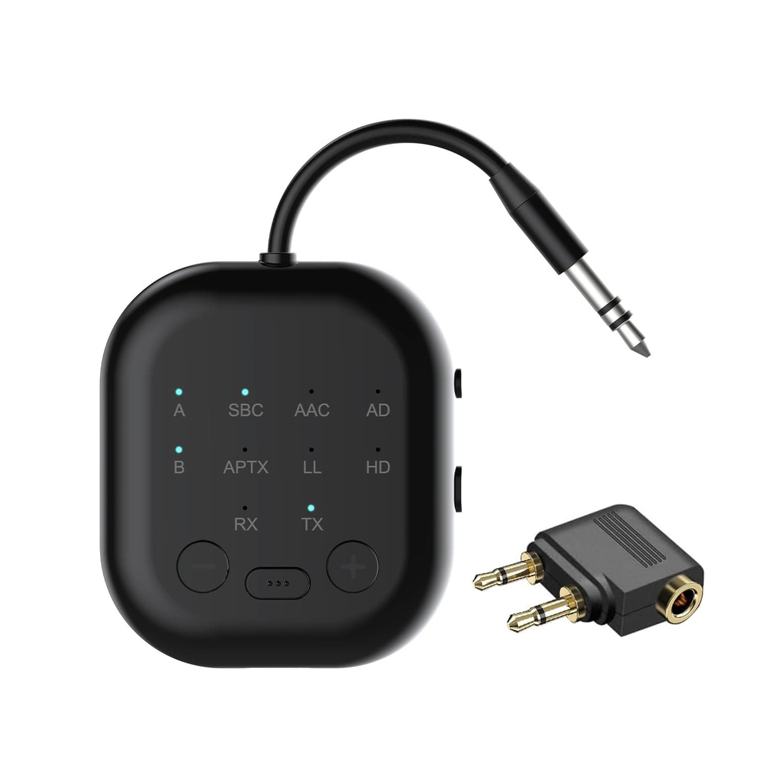 🎧 AK3040C MAX: Bluetooth 5.3 Sender & Empfänger Schwarz 🎶