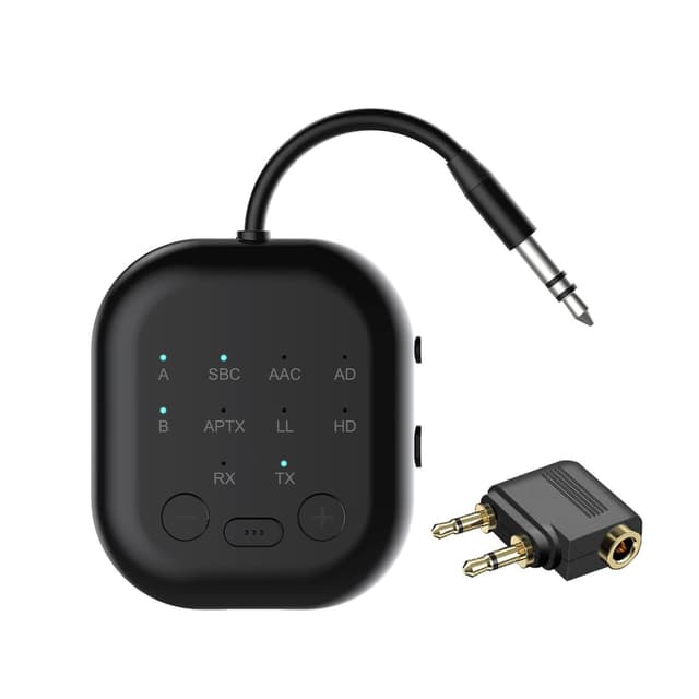 🎧 AK3040C MAX: Bluetooth 5.3 Sender & Empfänger Schwarz 🎶