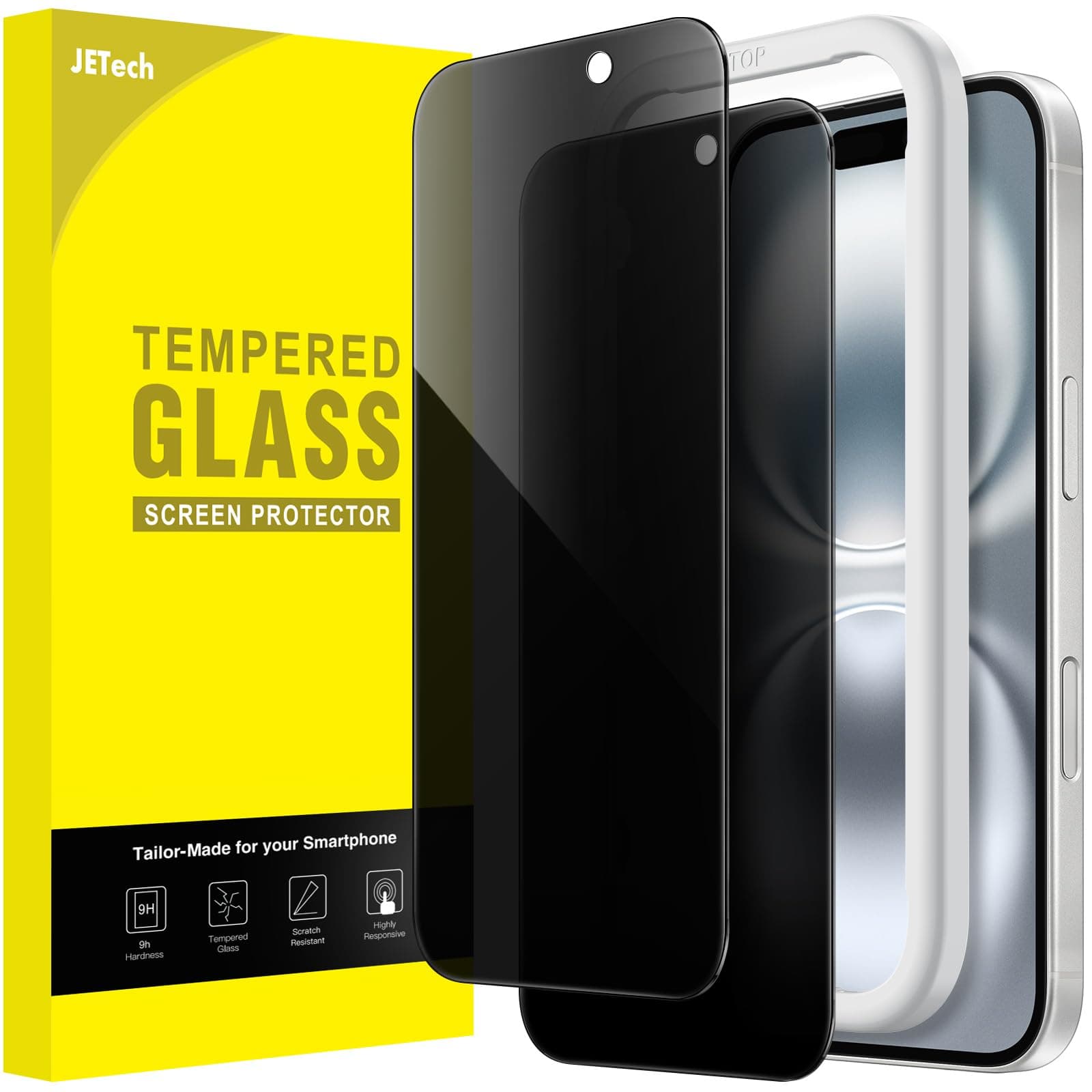 📱 JETech Sichtschutz für iPhone 16 6,1 Zoll 🛡️