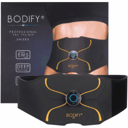 Bodify® EMS Bauchtrainer Pro - Gezielte Stimulation der Bauch Muskulatur! 💪🏃🏼‍♀️⚡️ Angebot bei HelloDeals