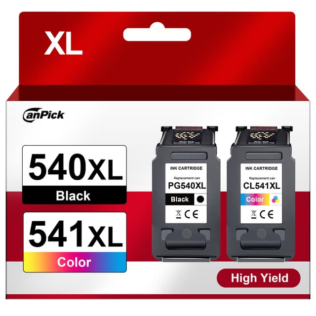 CanPick 540XL 541XL Multipack Ersatz für Canon Druckerpatronen