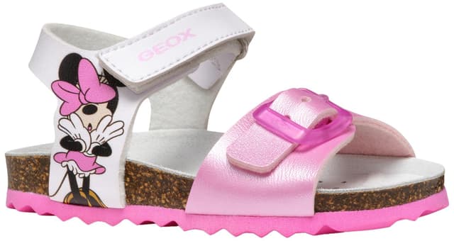 🌟 Mega-Deal! Geox Mädchen B Chalki Girl Sandal 25 EU Weiß Rosa 🌟