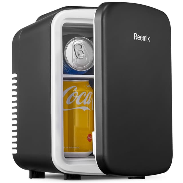 🌟 Reemix Mini-Kühlschrank 4L/6 Dosen - Tragbarer Kühler und Wärmer