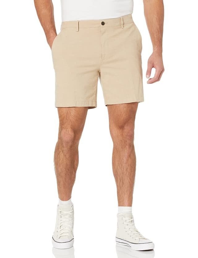 Amazon Essentials Herren Leichte Komfort-Stretch-Oxford-Shorts mit Enger Passform 🩳🌞