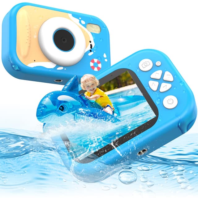 ULEWAY Kinderkamera Unterwasserkamera 1080P Spielzeug Geschenk für Kinder 📸