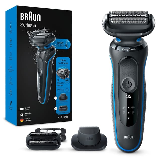 🔥 Mega Deal! Braun Series 5 Elektrorasierer mit EasyClick Trimmer Aufsatz - Made in Germany!
