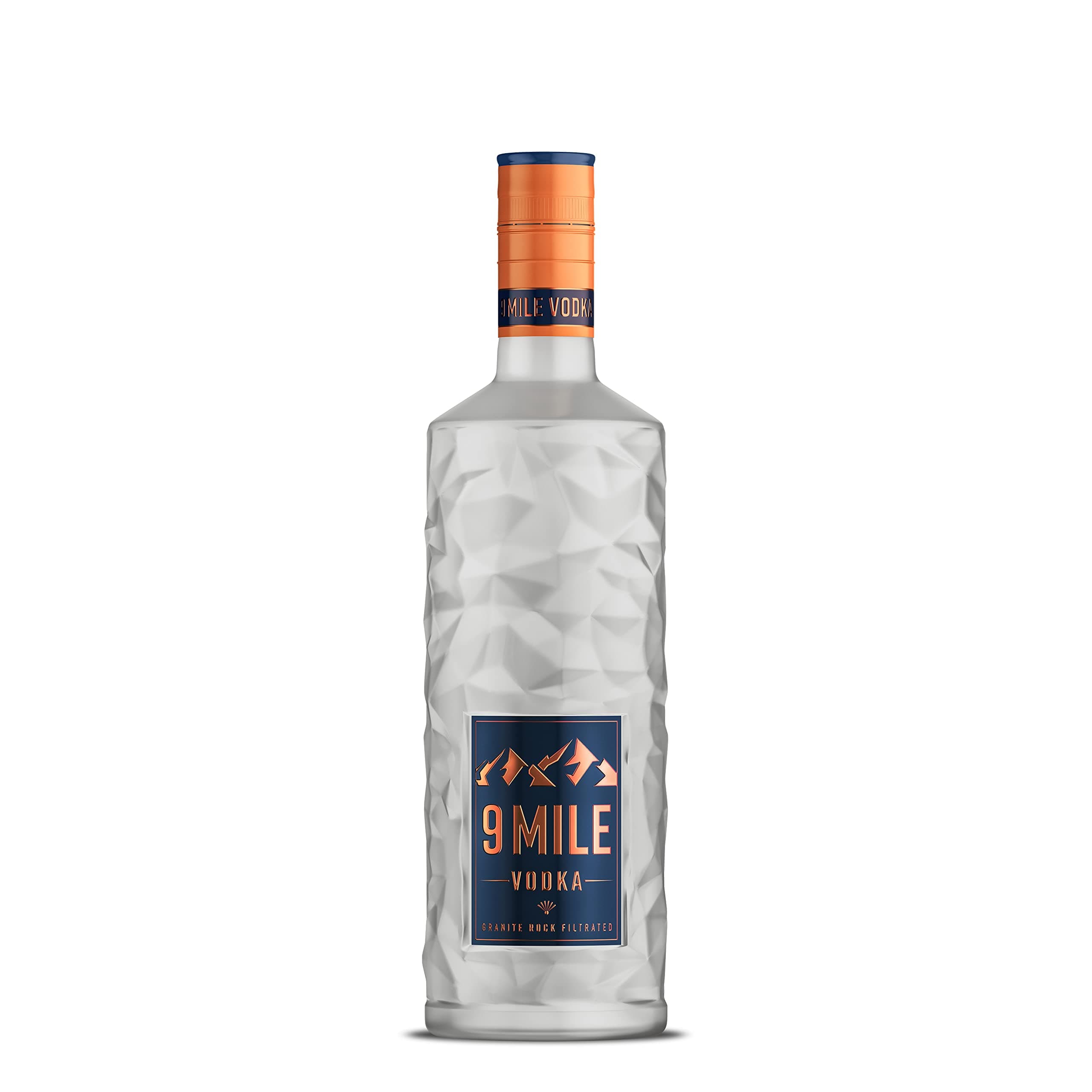 🍸 9 MILE Vodka 0,7l – Premium Vodka mit LED-Beleuchtung & Granite Rock Filtration 🎉