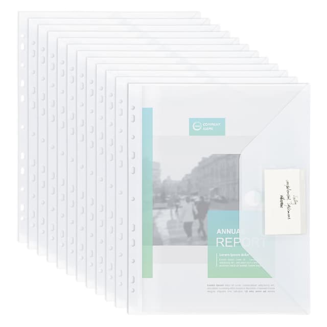 📁 MOWETOO 22 Stück Dokumentenmappe A4 zum Abheften 📂