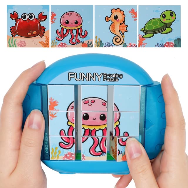 🧩 Flugzeug Autofahrt Hochzeit Beschäftigung Fidget Toys Kinder 4 in 1 Puzzle Geduldspiele