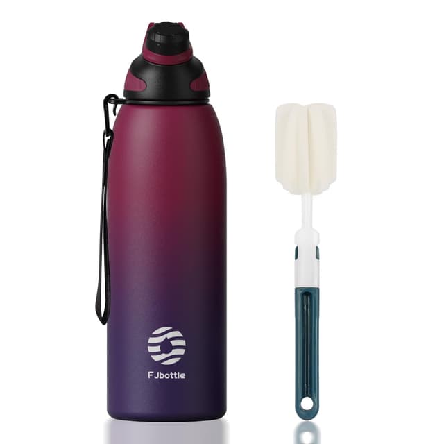 Fjbottle Edelstahl Trinkflasche 1L - Sportwasserflasche 🌊