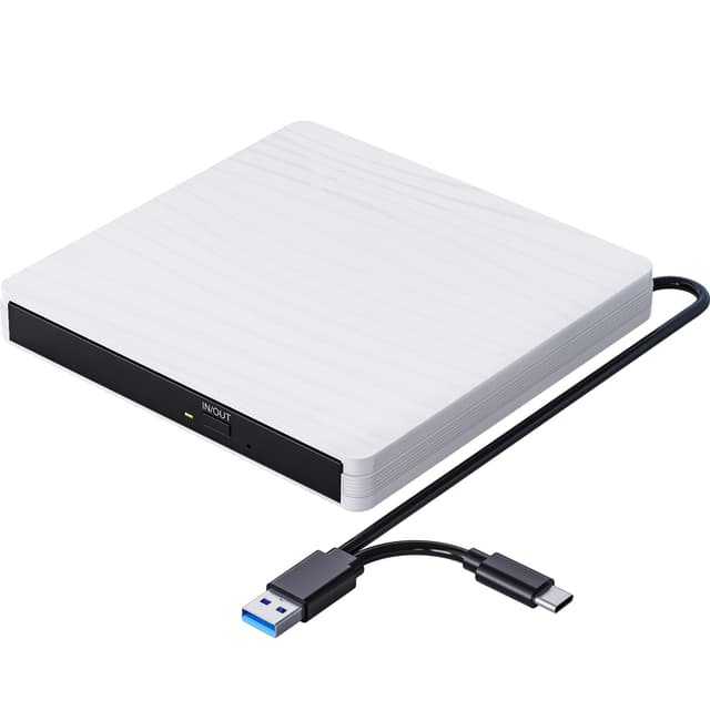 🔥 Super Angebot! Externes CD DVD Laufwerk mit USB 3.0 Type-C Anschluss