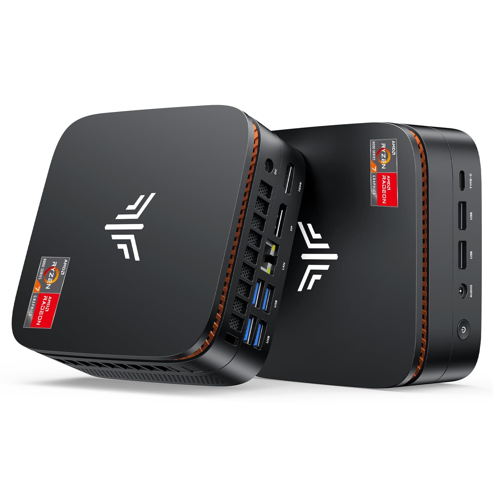 NiPoGi H1 Mini PC W-11 PRO mit ΑΜD Ryzen 7 6800H - Leistungsstarker Desktop PC für Büro mit Dreifach-Display 🚀