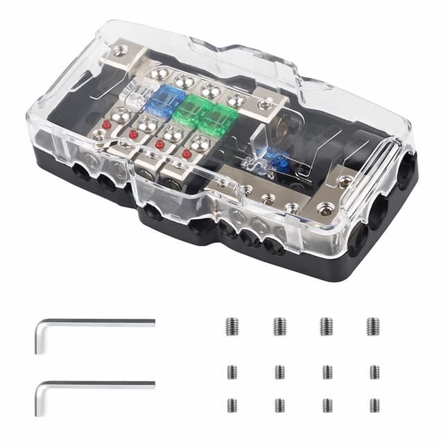 EFUTURETIME KFZ Verteilerblock Sicherungshalter 🚗