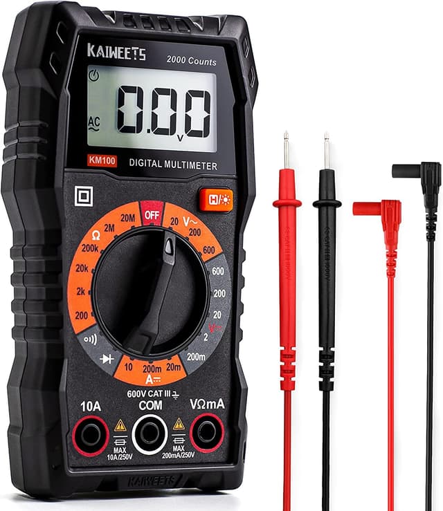🔧 KAIWEETS Digital Multimeter KM100 | Spannungsmesser für AC/DC Spannung