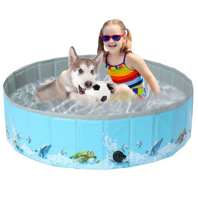 🐶 Demigreat Hundepool für Große & Kleine Hunde 🌊🐾