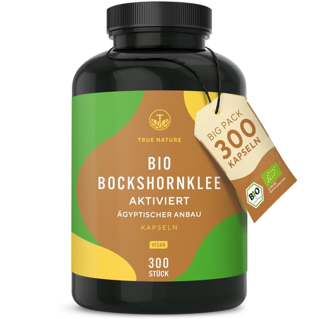 Bio Bockshornklee - Big Pack: 300 Bockshornkleesamen Kapseln (650mg)