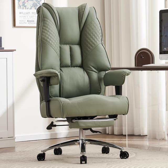 EXCEBET Bürostuhl Ergonomisch, Chefsessel mit Hoher Rückenlehne 😍🪑
