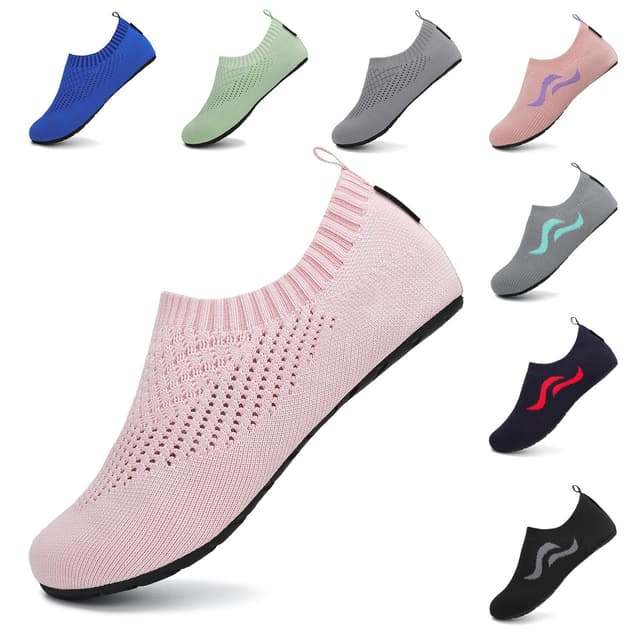 🌊👟 SAGUARO Unisex Badeschuhe Herren Schwimmschuhe Damen Aqua Schuhe 37-47EU 38/39 EU Pink