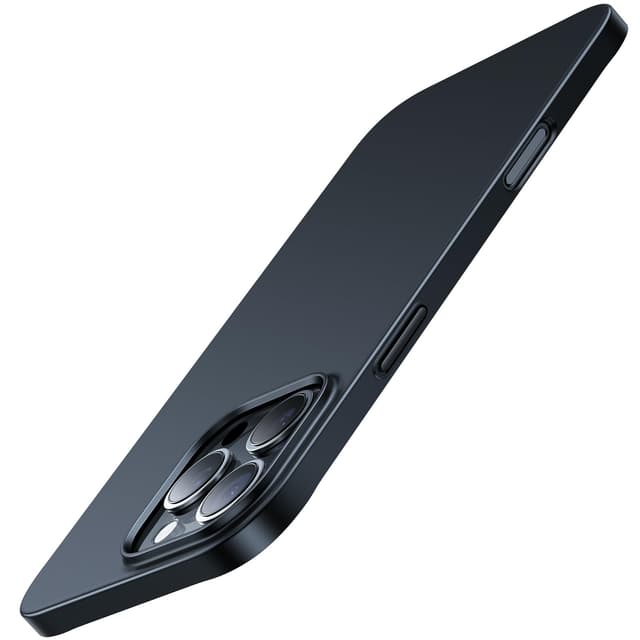 TORRAS 2025 Neu 0.07cm Dünn iPhone 16 Pro Hülle Schwarz