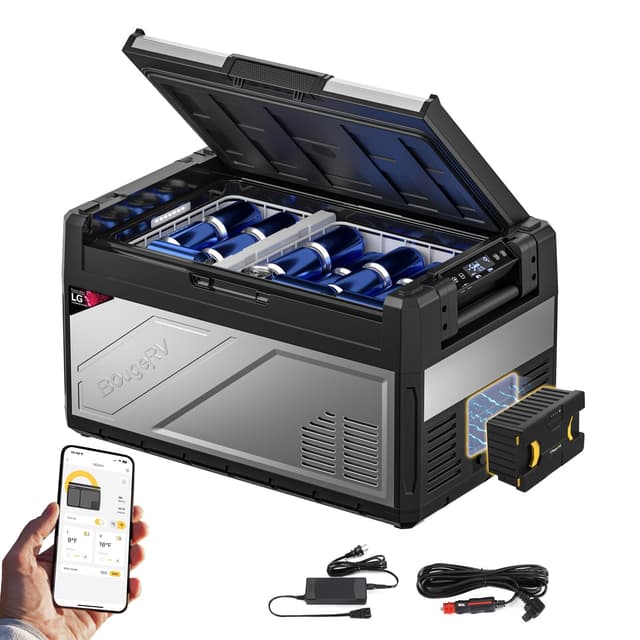 BougeRV Rocky2 39L Kompressor Kühlbox Auto mit Akku 🚗❄️