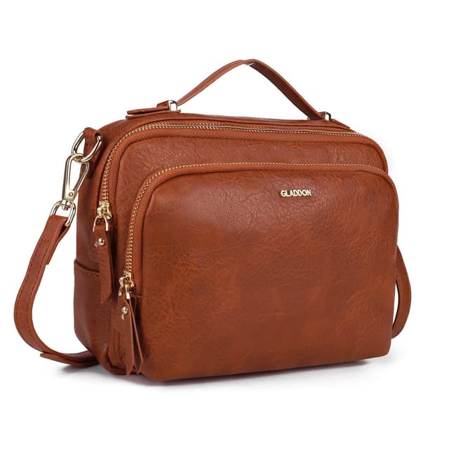 Gladdon Umhängetasche Damen in Braun 👜