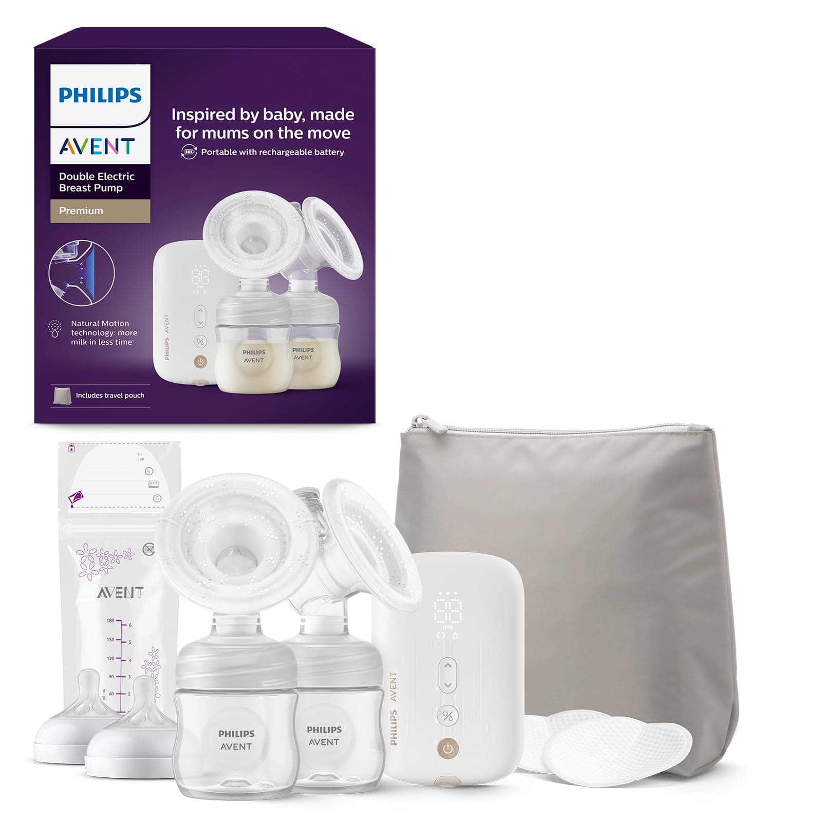 🤱 AVENT Doppelmilchpumpe Premium - mit Natural Motion Technologie 🌟