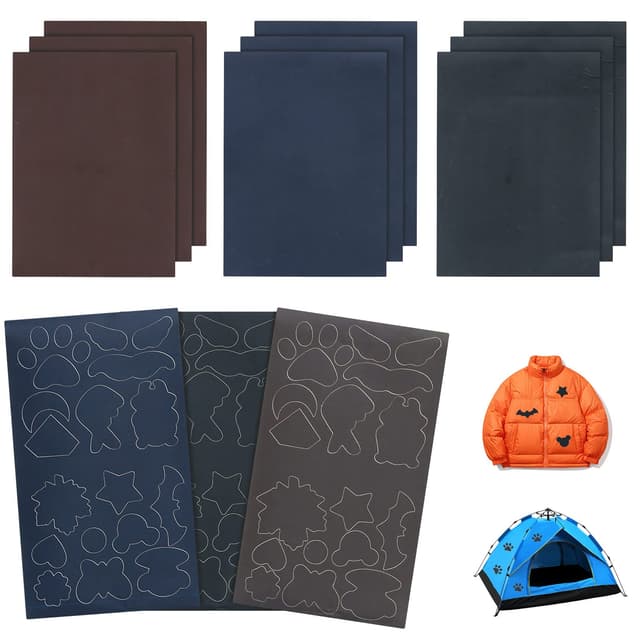 🧵🧥 12 Stück Flicken für Daunenjacke Nylon Reparatur Patches